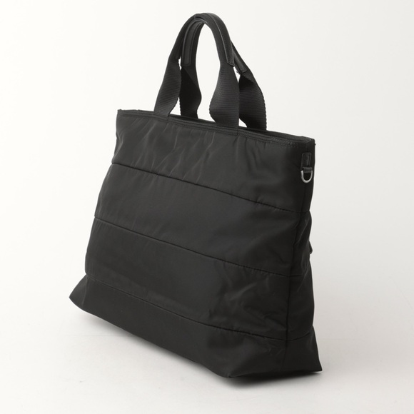 PRADA Tessuto Nylon w Calfskin Handles 2 Way Tote Bag - Picture 9 of 15